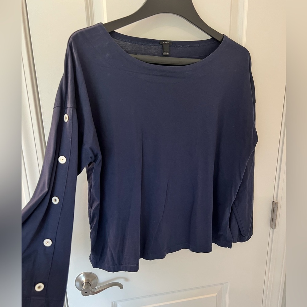 J. Crew Button Detail Top